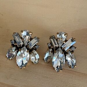 Elegant Crystal J Crew Earrings
